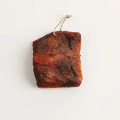 Carne Ahumada Negra, Muñeco De Comida 15 Cm