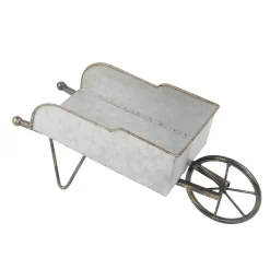 Carretilla Metálica Decorativa De 36 Cm
