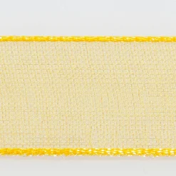 Cinta De Gasa Con Orillo 25mm X 50m Amarillo