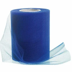 Cinta De Tul, Anchura 100 Mm, Color Azul
