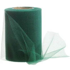 Cinta De Tul, Anchura 100 Mm, Color Verde Oscuro
