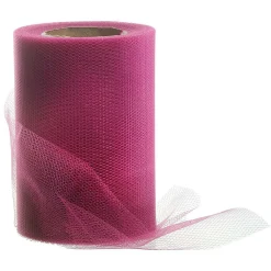 Cinta De Tul, Anchura 100 Mm, Color Fucsia