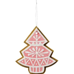 Colgante De Navidad Abeto De Jengibre 13 Cm 4 Piezas