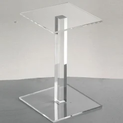 Columna Cuadrada De Acrílico Altura 15 Cm