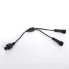 Conector En Y Para Luces De Hadas Negro 25 Cm