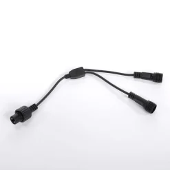 Conector En Y Para Luces De Hadas Negro 25 Cm