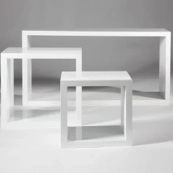 Conjunto De Estantes Blanco 5 Piezas