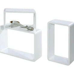 Conjunto De Estantes "Lounge" Color Blanco 3 Pz.