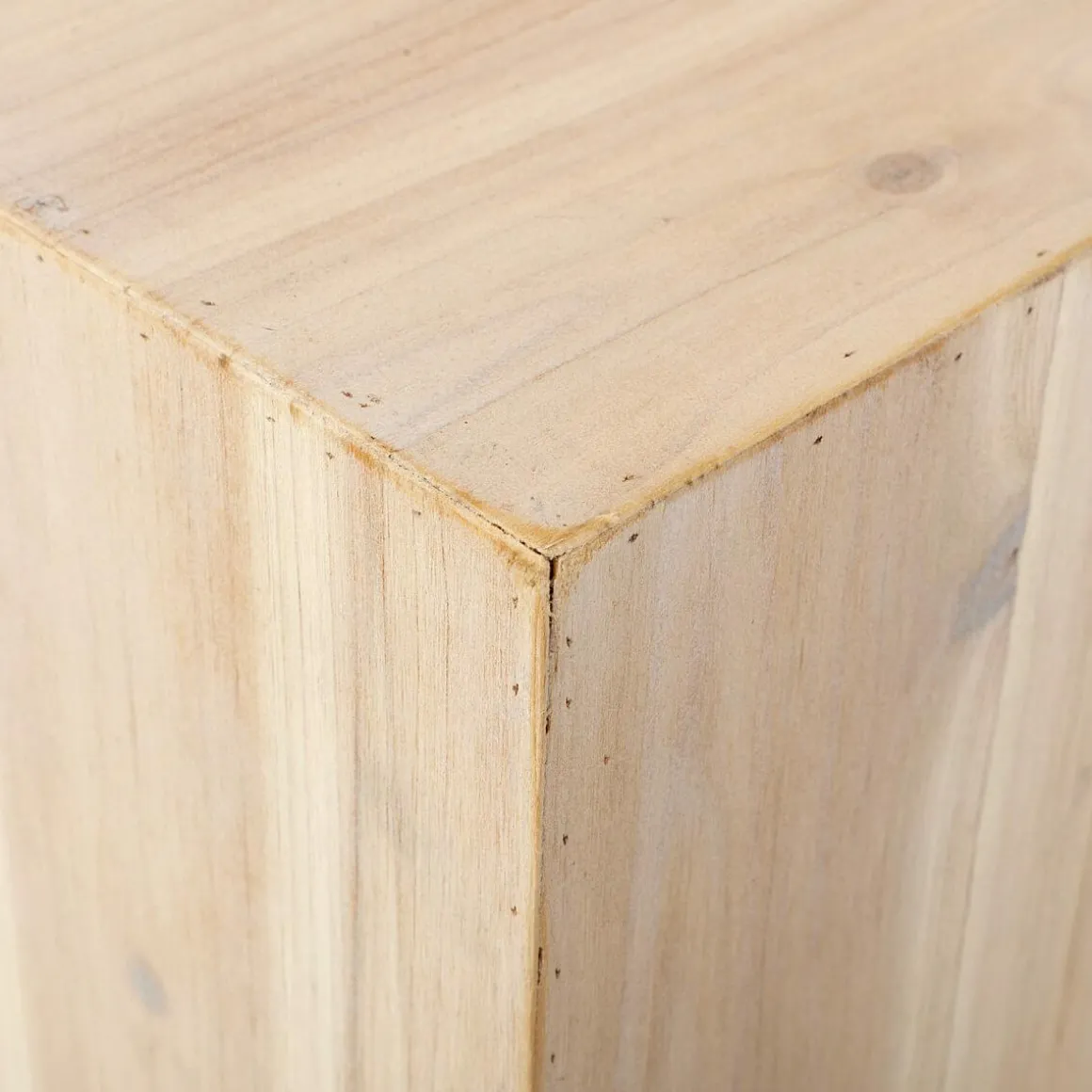 Conjunto De Minicolumnas De Madera Naturaleza