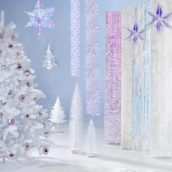 Copo De Nieve Plegable De Plástico Iridiscente 40 Cm Ø