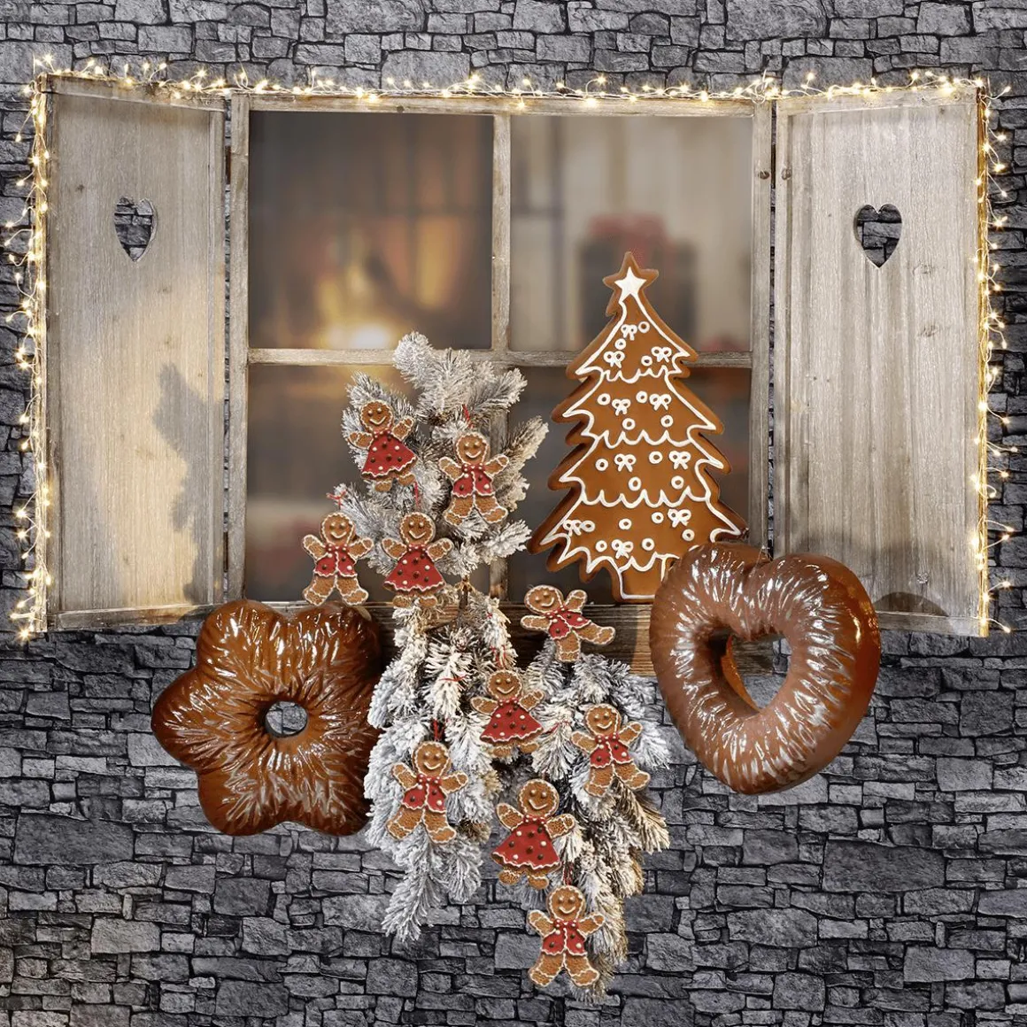 Corazón De Pan De Jengibre De Chocolate Ø 30 Cm