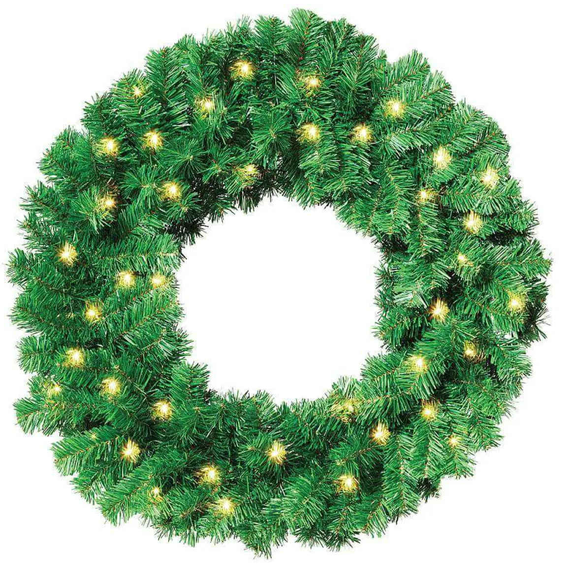 Corona De Abeto Basic, LED, Ø 80 Cm, Carácter Tridimensional