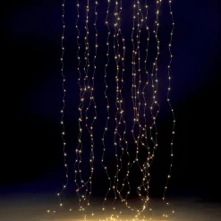 Cortina De Luces De Alambre LED Para Exteriores, 300 X 200 Cm