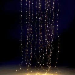 Cortina De Luces LED Con Alambre Para Exteriores, 384 LED, 240 X 160 Cm