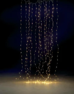Cortina De Luces LED Con Alambre Para Exteriores, 384 LED, 240 X 160 Cm