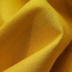 Costillas De Tejido De Viscosa Amarillo Maíz, 120 Cm De Ancho