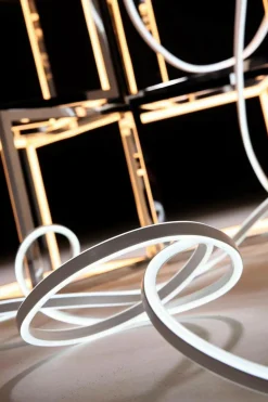 Dado LED Regulable, Plata, 20 X 20 Cm