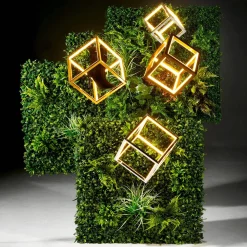 Dado LED Regulable, Plata, 20 X 20 Cm