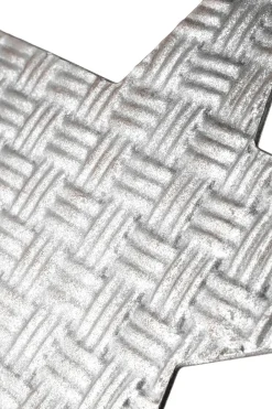 Decoración Estrella Plata 44 Cm