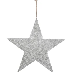 Decoración Estrella Plata 79 Cm