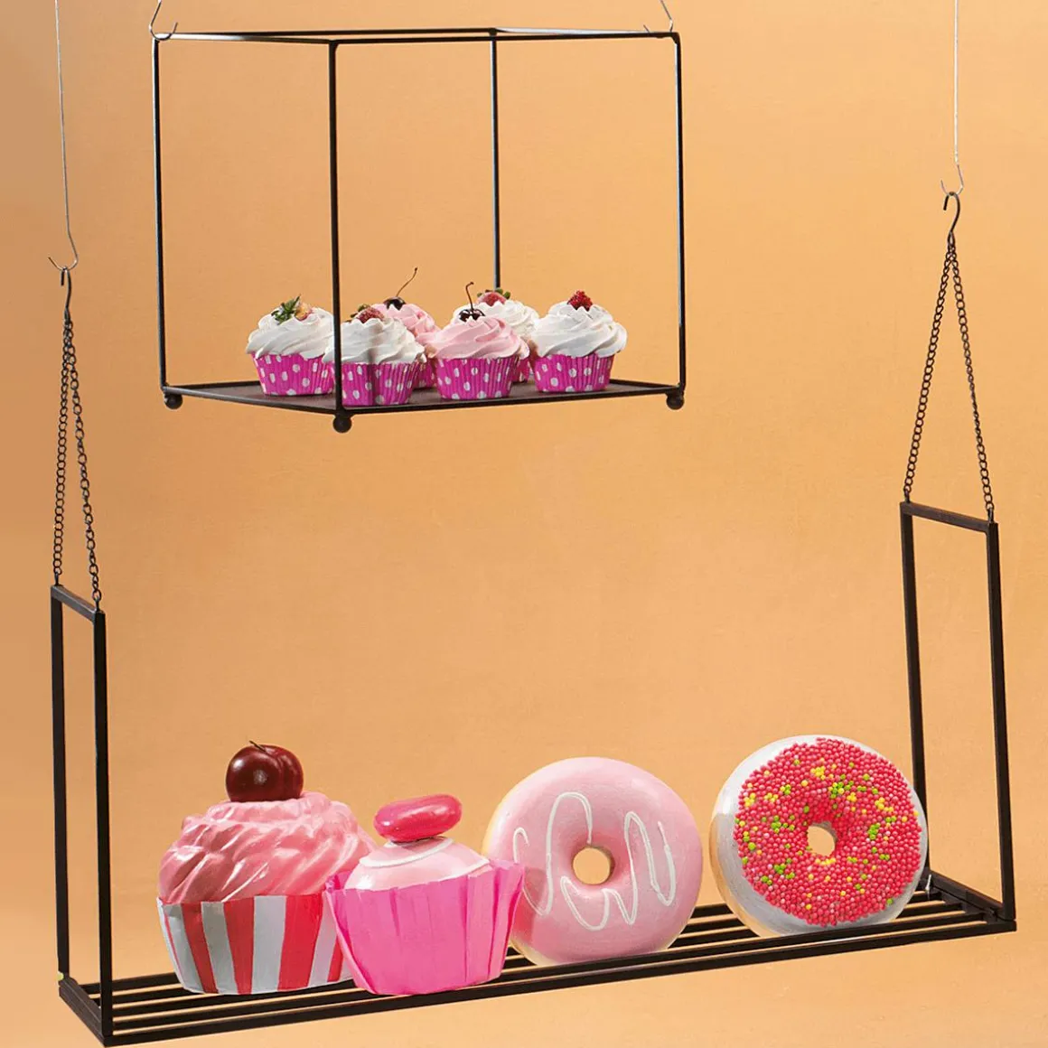 Donut Decorativo Con Perlas De Azúcar 20 Cm Ø Colorido