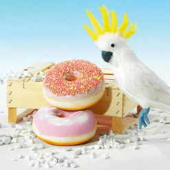 Donut Decorativo Con Perlas De Azúcar 20 Cm Ø Colorido