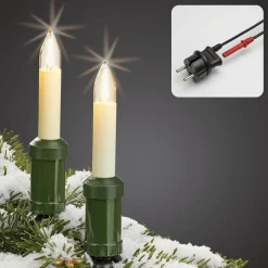 Eje Velas Luz Cadena Para Interior Y Exterior 22 M
