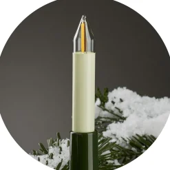 Eje Velas Luz Cadena Para Interior Y Exterior 22 M