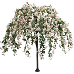 El árbol De Rosas Artificial Blanco/rosado, 210 Cm
