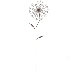Enchufe Flor Deco De Metal Marrón 78 Cm