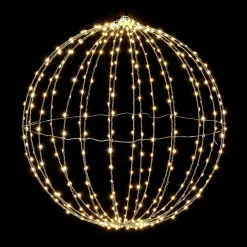 Esfera Luminosa LED Para Exteriores, LED Cálido - Blanco, Ø 50 Cm