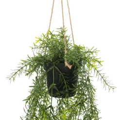 Espárrago Artificial Ornamental Asparagus Cesta Colgante 20 X 50 Cm
