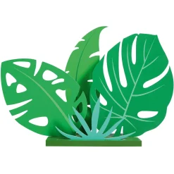 Expositor De Hoja De La Selva De Madera, 57 Cm