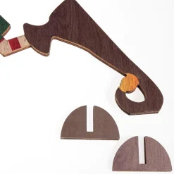 Expositor De Madera Elfo De Navidad 95 X 87 Cm