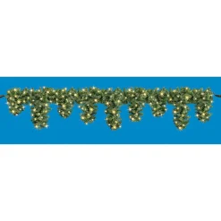 Guirnalda De Abeto Con Carámbanos LED Para Exteriores, Longitud 270 Cm