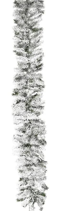 Guirnalda De Abeto Con Copos, 270 Cm, Ø 30 Cm