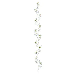 Guirnalda De Flores De Manzano Decorativa, Color Blanco