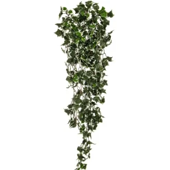 Hiedra Artificial Colgante Ignífugo Verde-blanco 85 Cm