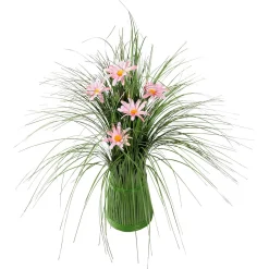 Hierba Decorativa Con Flores, 50 Cm