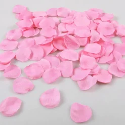Hojas De Rosas Rosadas, 100 Piezas