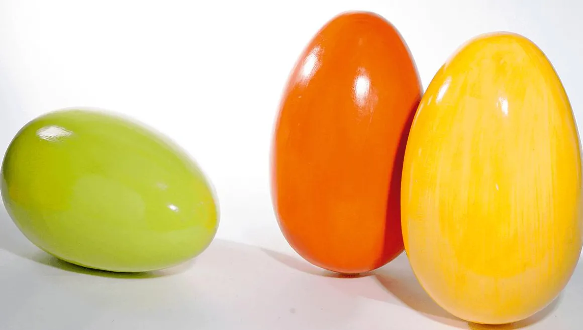 Huevo De Pascua Enorme Verde, 50 Cm