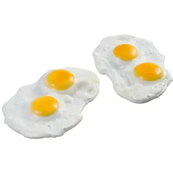 Imitación De Dos Huevos Fritos, 2 Piezas
