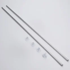 Juego De Varillas Para Colgar Banderolas De Tela Para Superficies De Cristal 79 Cm
