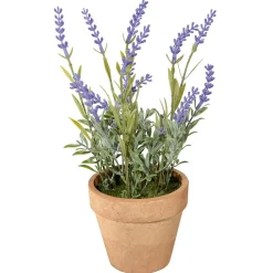 Lavanda Decorativa Con Maceta, 23 Cm