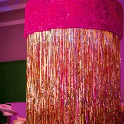 Lámina Metálica Troquelada De 90 Cm De Ancho, Rosa