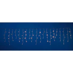 Luz Icicle Light LED 24 V Para Exteriores, 76 LED, 370 X 50 Cm