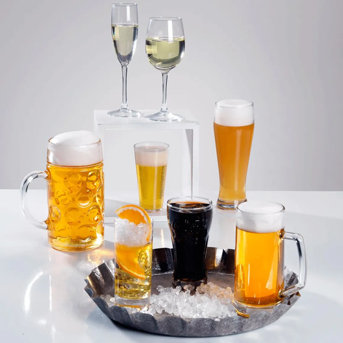 Maßkrug 1 Litro Maniquí De Alimentos 20 Cm