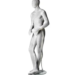 Maniquí Hombre ESCULTURA Pierna Cruzada Hormigón Óptico