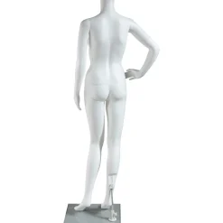 Maniquí Mujer Sin Cabeza De Pie Blanco