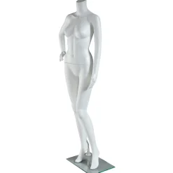 Maniquí Mujer Sin Cabeza De Pie Blanco